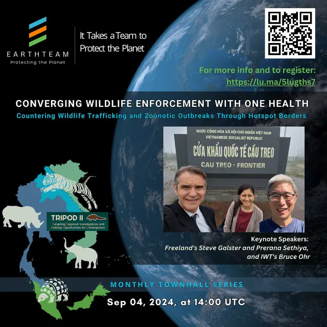 Poster: Converging Wildlife Enforcement with One Health