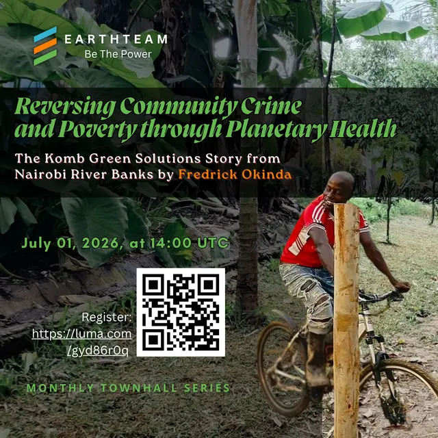 Poster: Reversing Community Crime and Poverty through Planetary Health