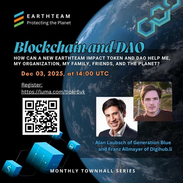 Poster: Blockchain and DAO in EarthTeam